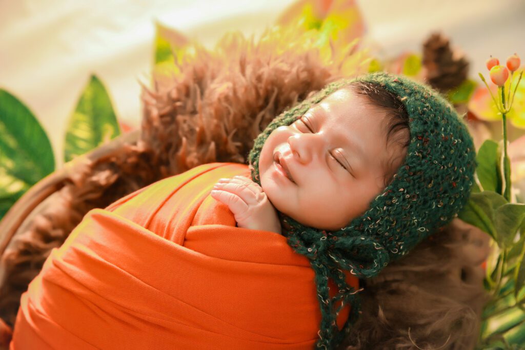 baby smiling in sleep spiritual meaning